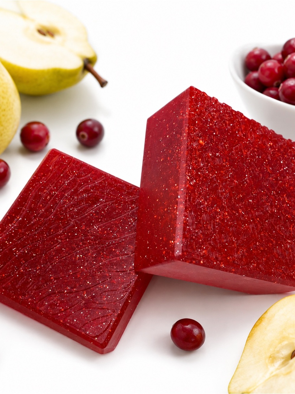 Cranberry pear Bellini soap 3.5 oz each bar - Picture 2 of 2